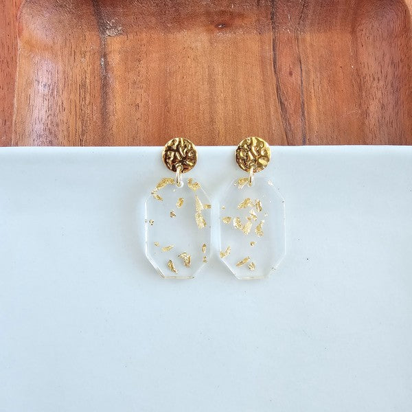 Lexi Earrings - Gold Foil