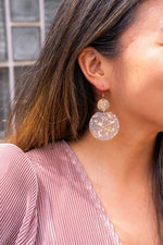 Zoey Earrings - Gold Flake