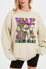 Bead Up Bitches It's Mardi Gras Fleece Sweatshirts