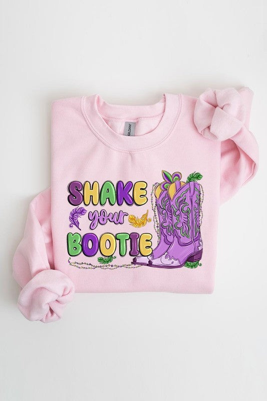 Shake Your Bootie Mardi Gras Fleece Sweatshirts