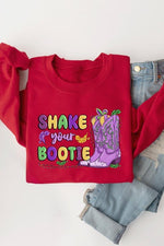 Shake Your Bootie Mardi Gras Fleece Sweatshirts