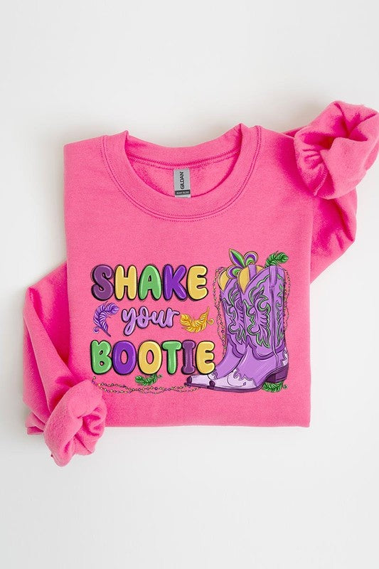 Shake Your Bootie Mardi Gras Fleece Sweatshirts