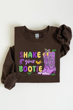 Shake Your Bootie Mardi Gras Fleece Sweatshirts