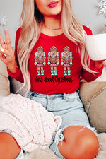 Nuts About Christmas Nutcracker Long Sleeve Top