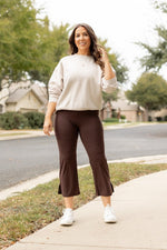 The Whitney Brown High Waisted Gaucho