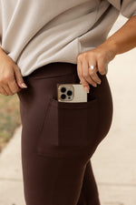 The Whitney Brown High Waisted Gaucho