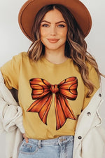 Coquette Basketball Bow Graphic Tee