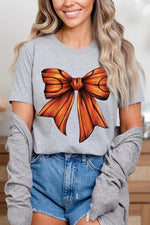 Coquette Basketball Bow Graphic Tee