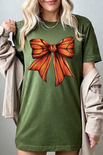 Coquette Basketball Bow Graphic Tee