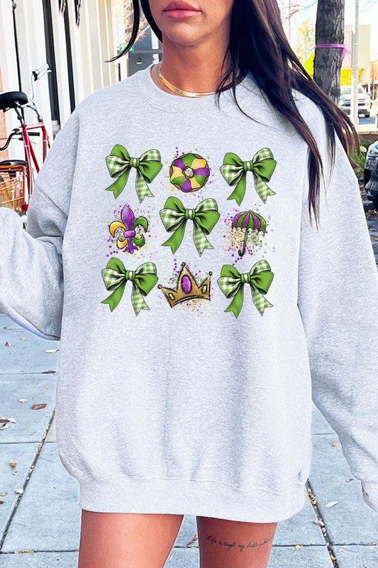 Mardi Gras Graphic Sweatshirt