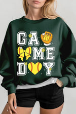 Softball Game Day Graphic Sweatshirt