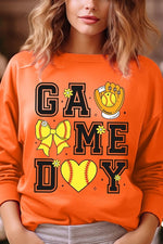 Softball Game Day Graphic Sweatshirt