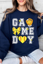 Softball Game Day Graphic Sweatshirt