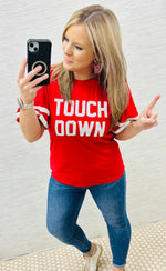 Red - Touch Down Blouse