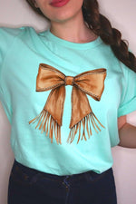 Western Cowgirl Bow Graphic Tee