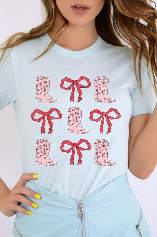 Croquette Cowgirl Valentine Graphic Tee