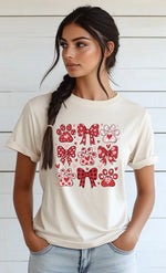 Valentine Dog Coquette Graphic Tee