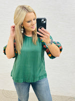 Forest Green Amelia Top