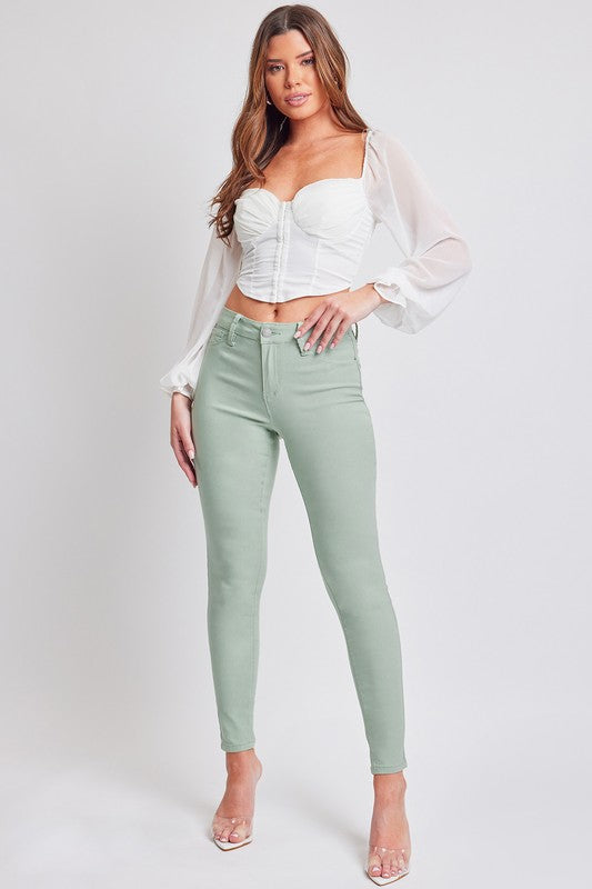 Jade Hyper Stretch Mid Rise Skinny