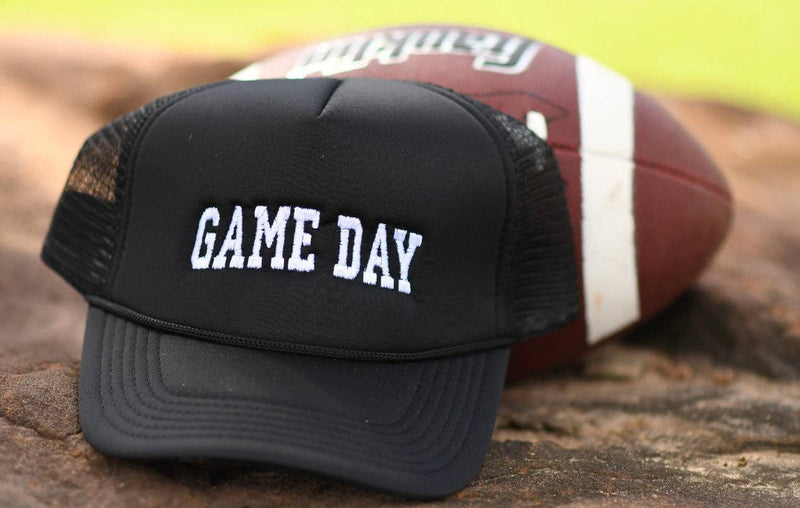 Game Day Foam Tucker Hat: Black