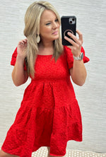 Red Beauty Belle Dress