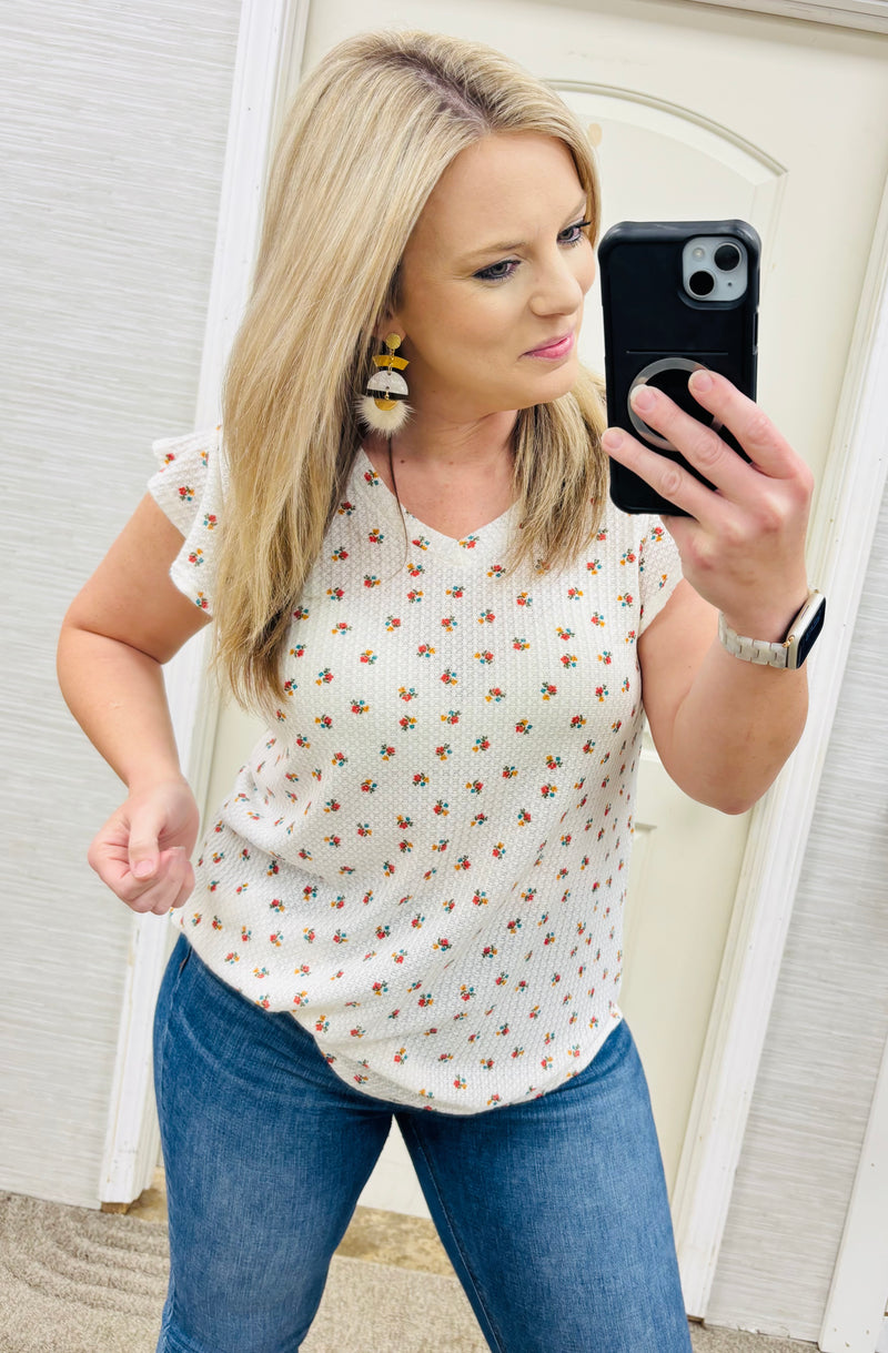 Ivory Ritzy Blouse