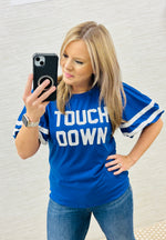 Blue - Touch Down Blouse