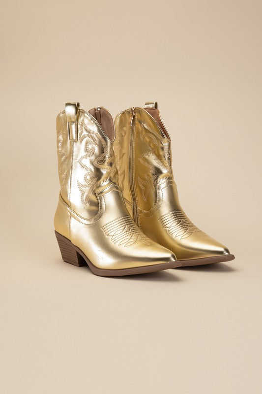 WILLA-1 Western Booties