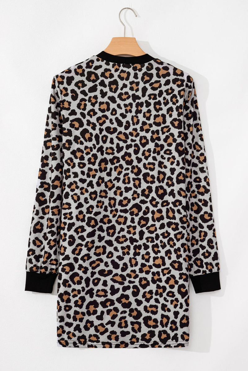 Jazmin Patched Open Front Cardigan