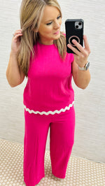 Hot Pink Ric Rac SET