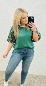 Forest Green Amelia Top