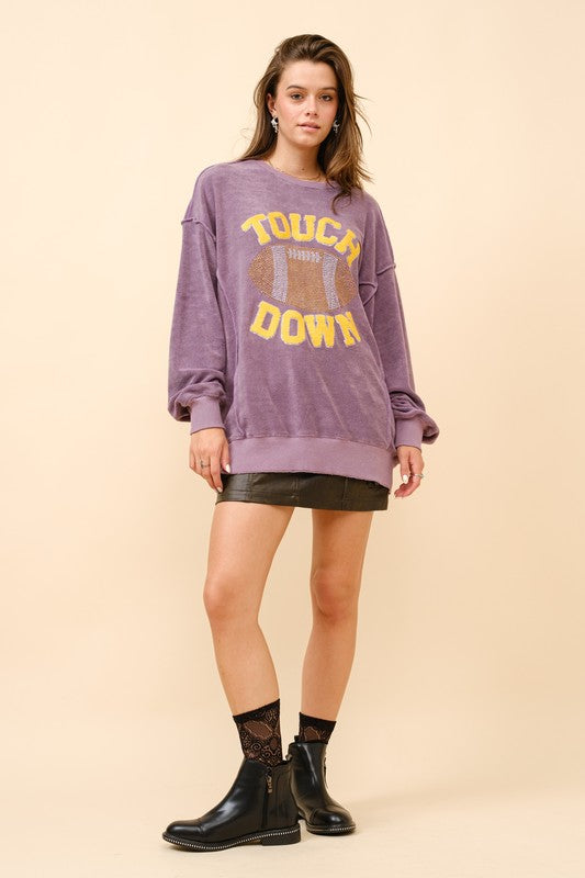 Purple/Yellow Pullover