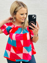 Multi Abstract Blouse