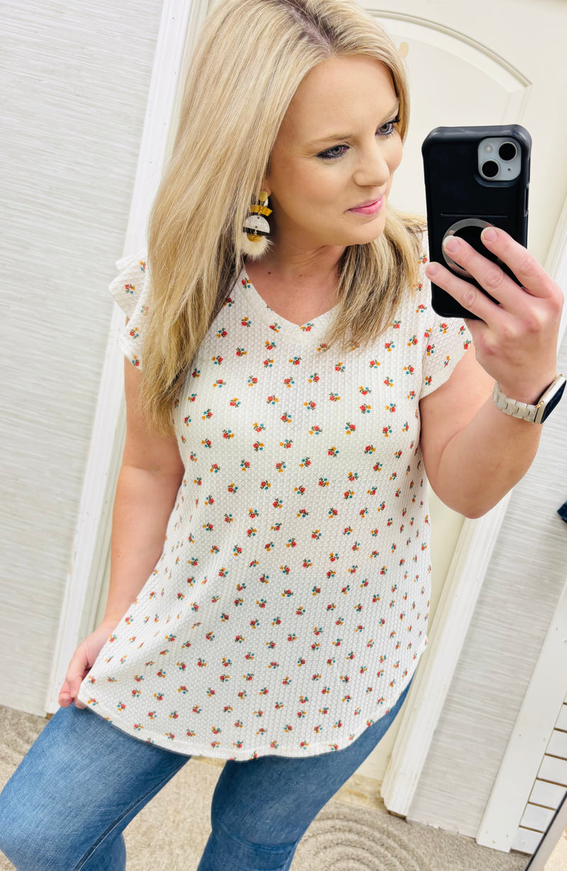 Ivory Ritzy Blouse