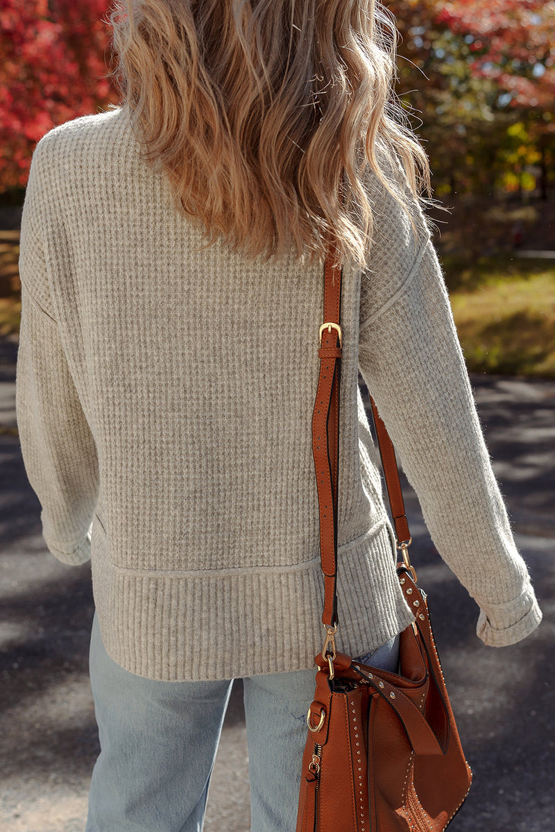 Isabella High Drop Shoulder Sweater