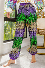 Pre Order Mardi Gras Sequin Joggers