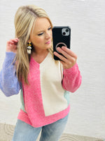 Cozy Colorblock Sweater