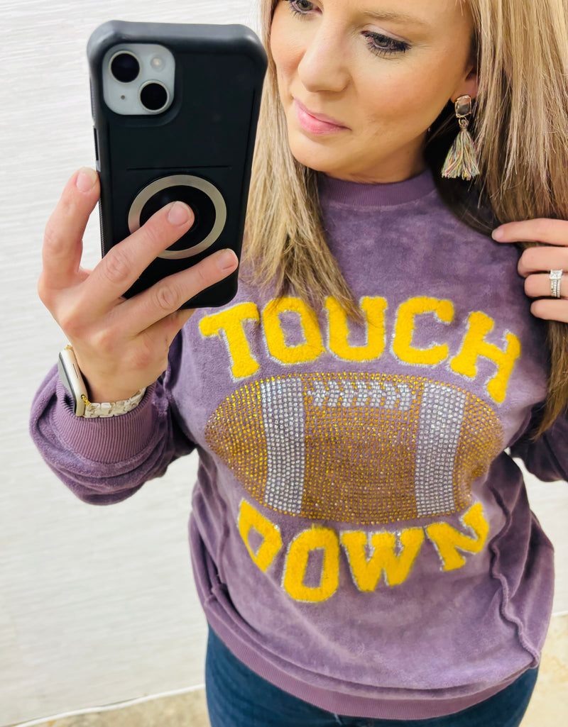 Purple/Yellow Pullover