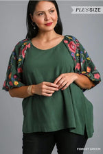 Forest Green Amelia Top