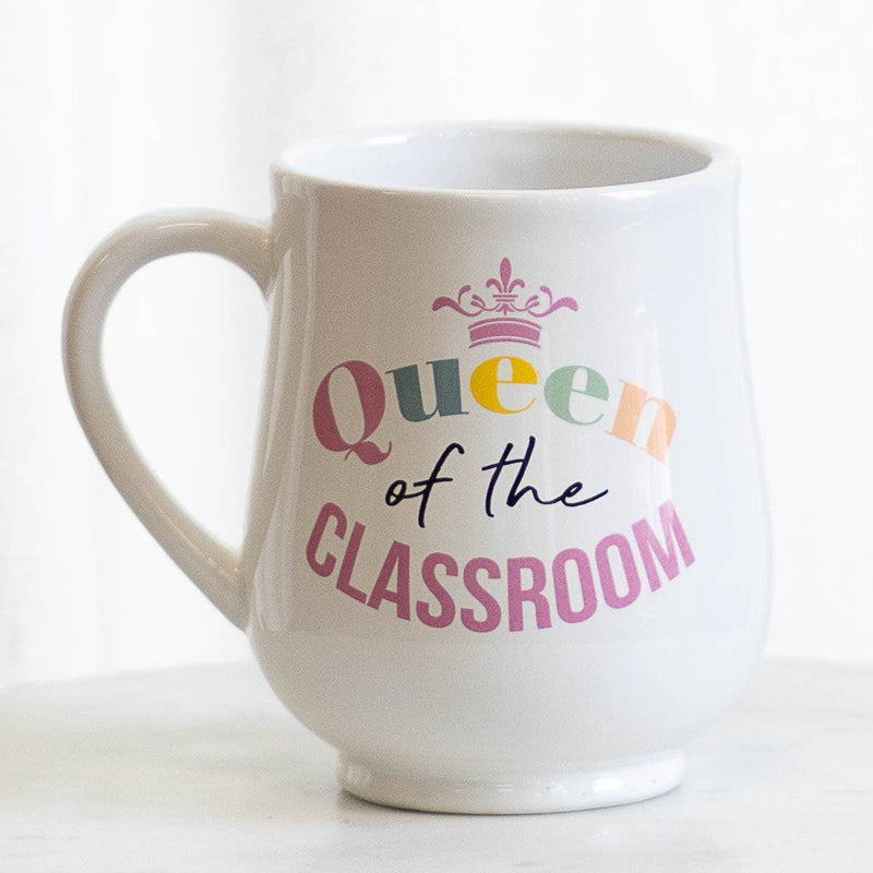 Queen Of The Classroom Coffee Mug   White/Multi   18oz