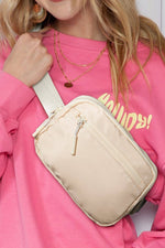 Daniel Square Crossbody Bag: ONE SIZE / Light Pink