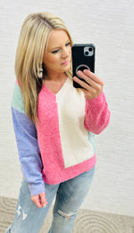 Cozy Colorblock Sweater