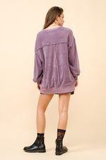 Purple/Yellow Pullover