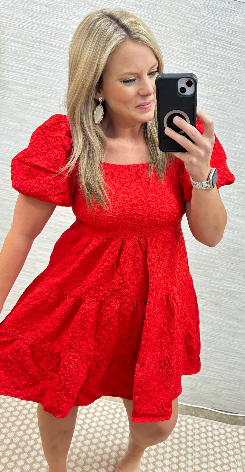 Red Beauty Belle Dress