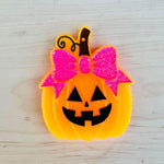 Bow Jack O Lantern Car Freshie