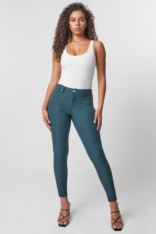 Blue Steel Hyper Stretch Mid Rise Skinny