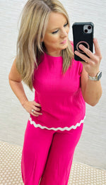 Hot Pink Ric Rac SET