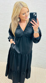 Classic Black Maxi Dress