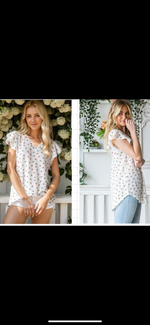 Ivory Ritzy Blouse