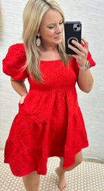 Red Beauty Belle Dress